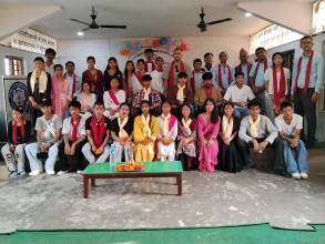 शान्ति निकुञ्जमा कक्षा ११का विद्यार्थीलाई स्वागत गरियो 